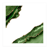 Green & Gold Agate Texture 19  (Print Only) thumbnail