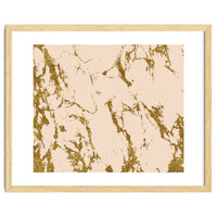 Blush & Gold Marble #society6 #decor #buyart