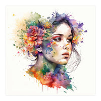 Ethereal Bloom Portrait (Print Only)