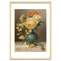 William Duffield – Marchal Niel Roses (1883) Botanical Floral Print