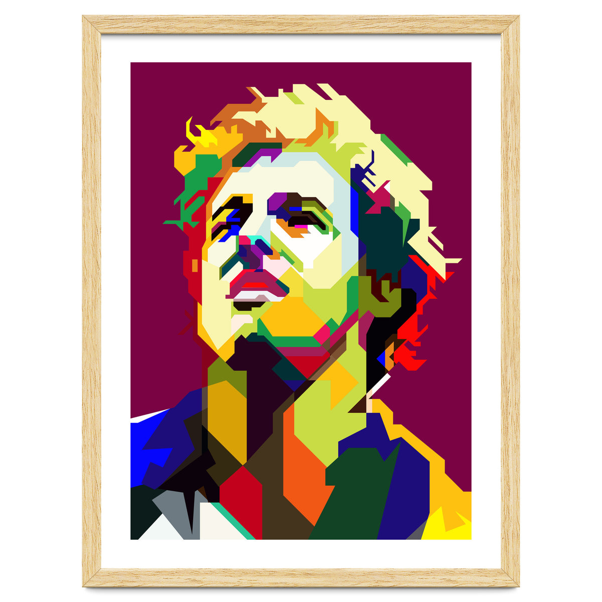Bruce Springsteen Pop Art WPAP