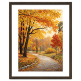 Original Autumn Park Landscape Oil Painting Style thumbnail