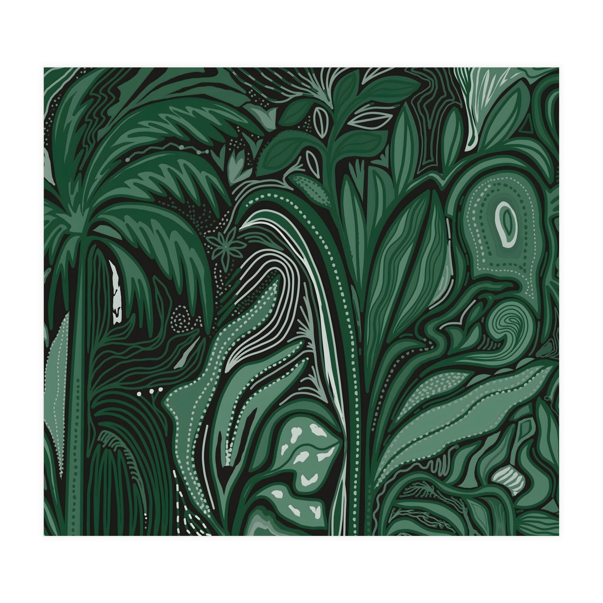 Noctiverdis magnifolia arcana tropical green (Print Only)