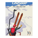 Colorado For Fun And Ski (Print Only) thumbnail