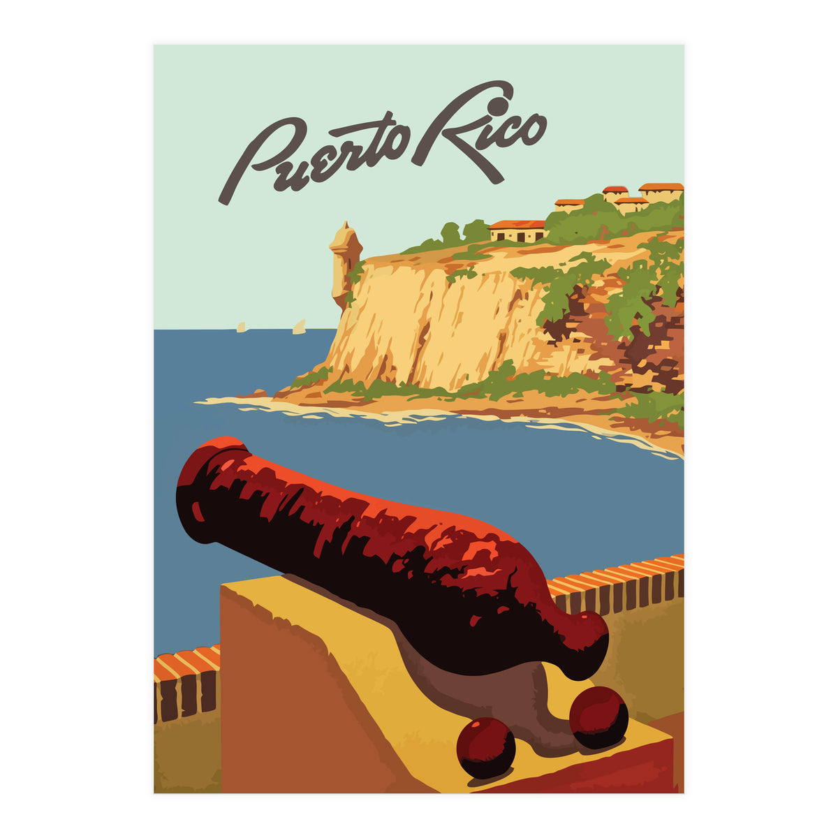 Puerto Rico, Cannon (Print Only)