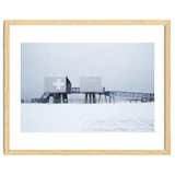 First aid house in the winter seascape thumbnail