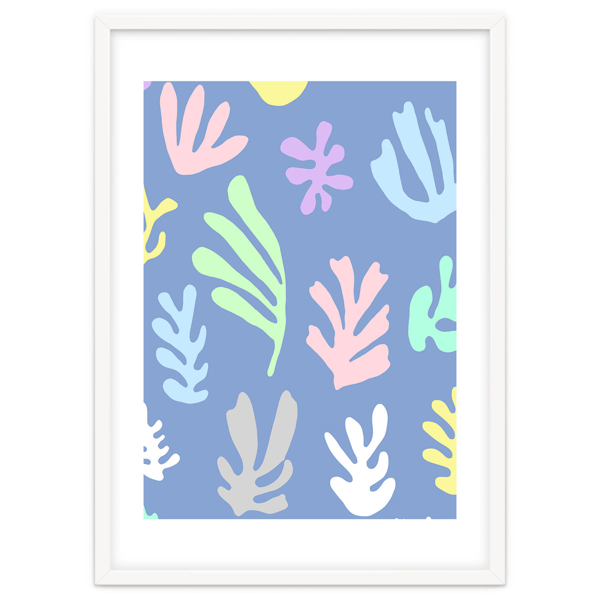 Matisse Colorful Leaves Blue