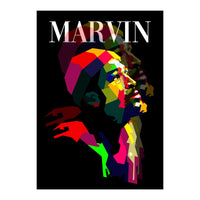 Marvin Gaye RNB Singer Pop Art WPAP (Print Only)