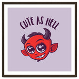 Cute as Hell Devil with Dark Text thumbnail