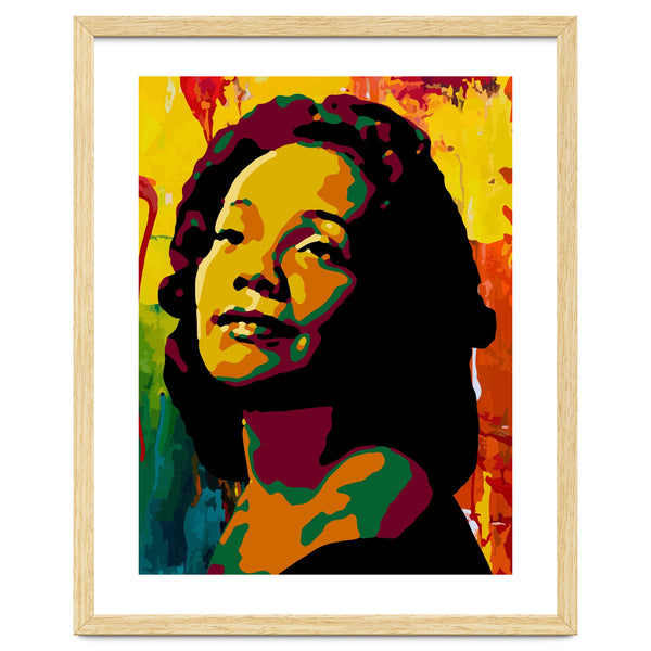 Coretta Scott King Colorful Abstract Art 2