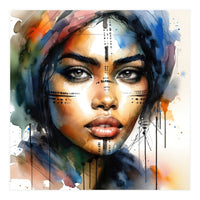 Tribal Muse Portrait (Print Only)