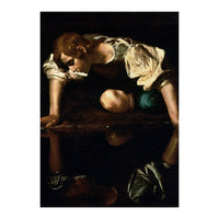 Caravaggio – Narcissus (ca. 1600) | Dramatic Baroque Masterpiece (Print Only)