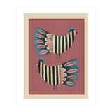 Striped Bird Pair I (Print Only) thumbnail