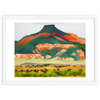 Georgia O’Keeffe – My Front Yard, Summer (1941) | Vibrant Southwestern Landscape in Modernist Style