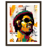 Stevie Wonder Colorful Abstract Retro Art thumbnail