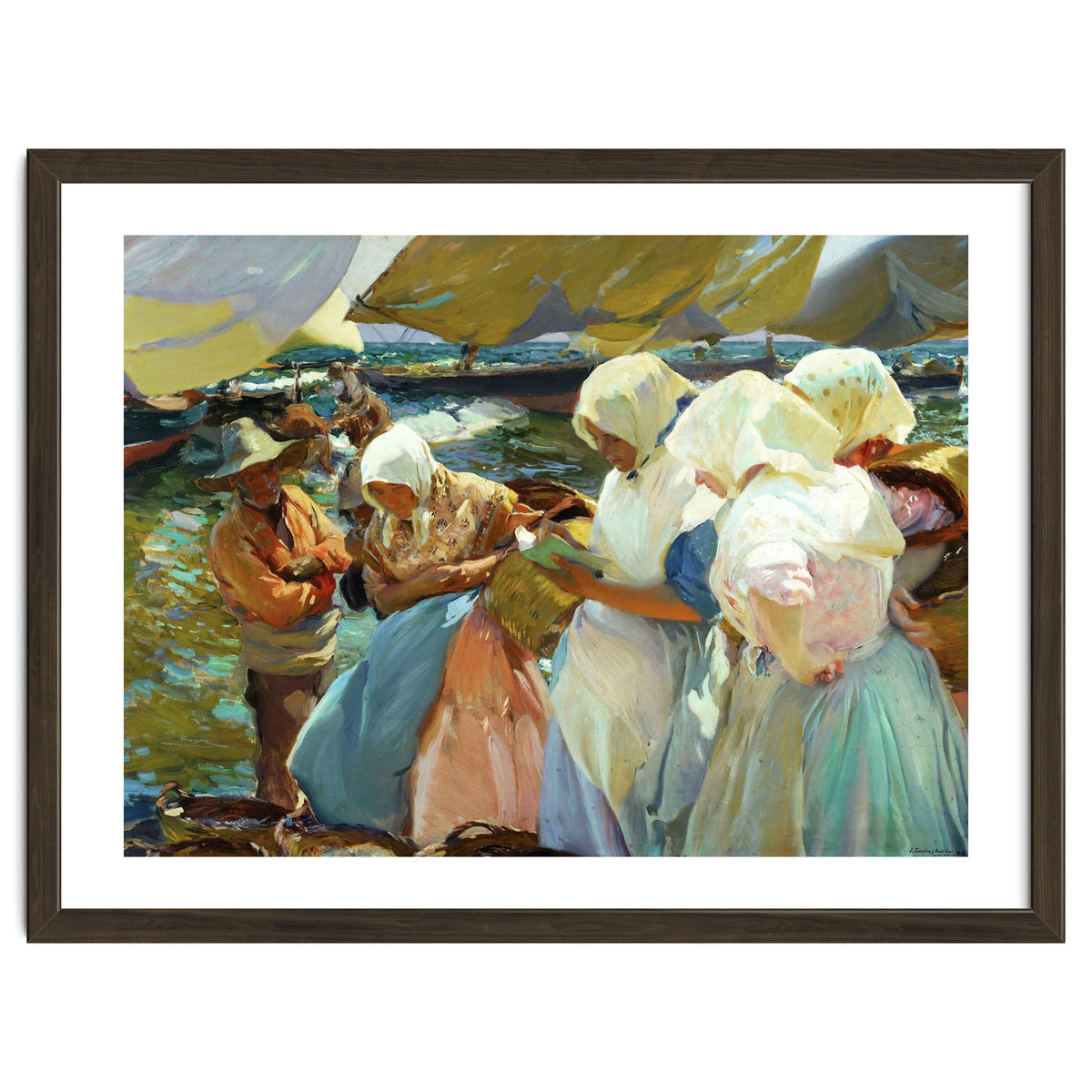 Joaquín Sorolla / 'Women of Valencia at the Beach', 1915, Oil on canvas, 93 x 126 cm.