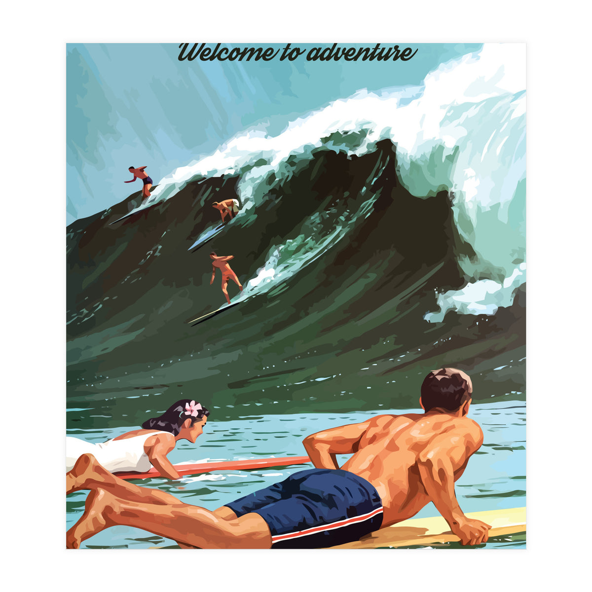 Hawaii Surf (Print Only)