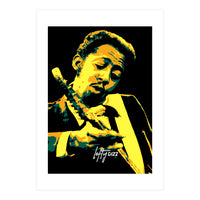 Lefty Dizz American Chicago Blues Guitarist Legend (Print Only)