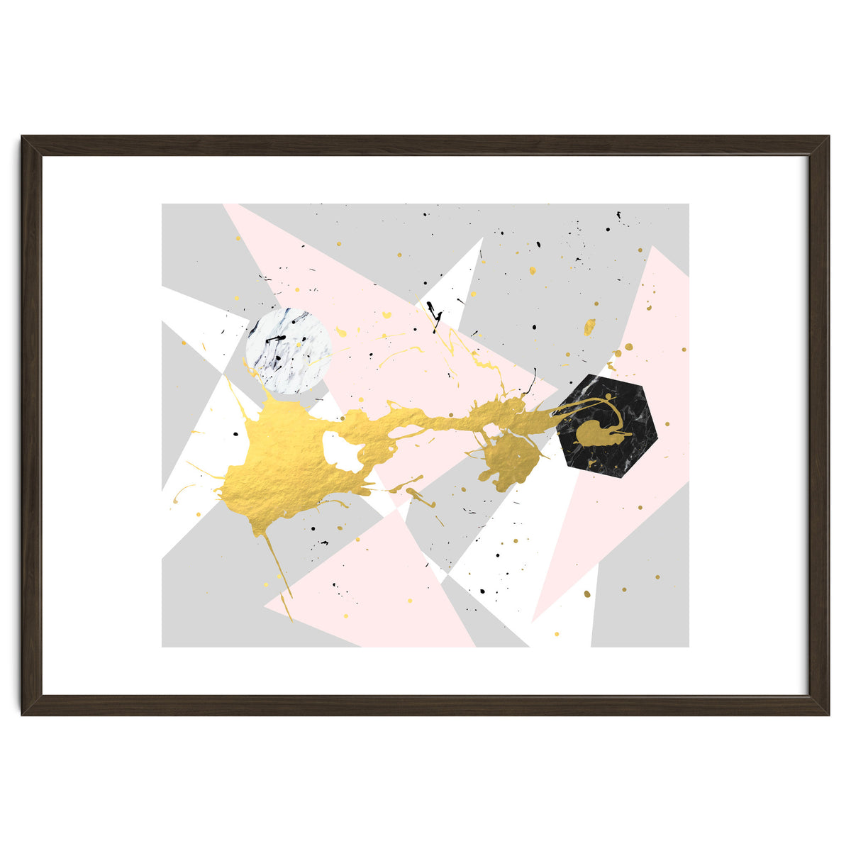 Gold Splatter #society6 #decor #buyart
