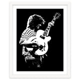 Pat Metheny American Jazz Musician in Monochrome thumbnail