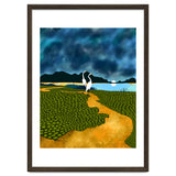 Great Egrets On Honeymoon Island, Heron Wildlife Painting Nature Landscape, Travel Dark Scenic Birds Love Animals Lake Bohemian thumbnail