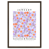 Carnation & Snowdrop January Birth Flower thumbnail