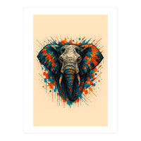 Elephant Animal Watercolor (Print Only)