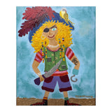 Finn, the Pirate, with Cookie, his Parrot (Print Only) thumbnail