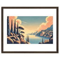Vintage French Riviera Poster, France