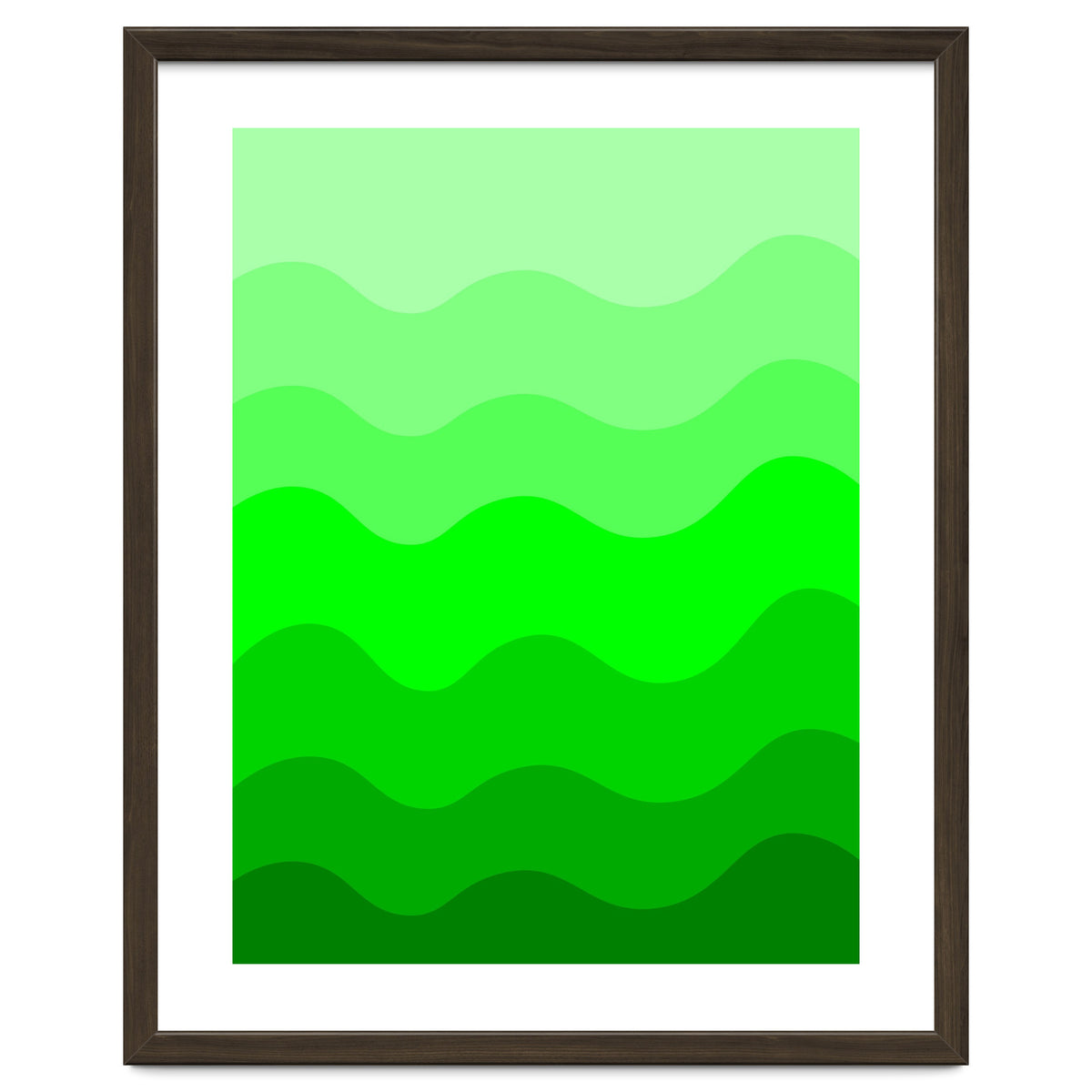 Green gradient design