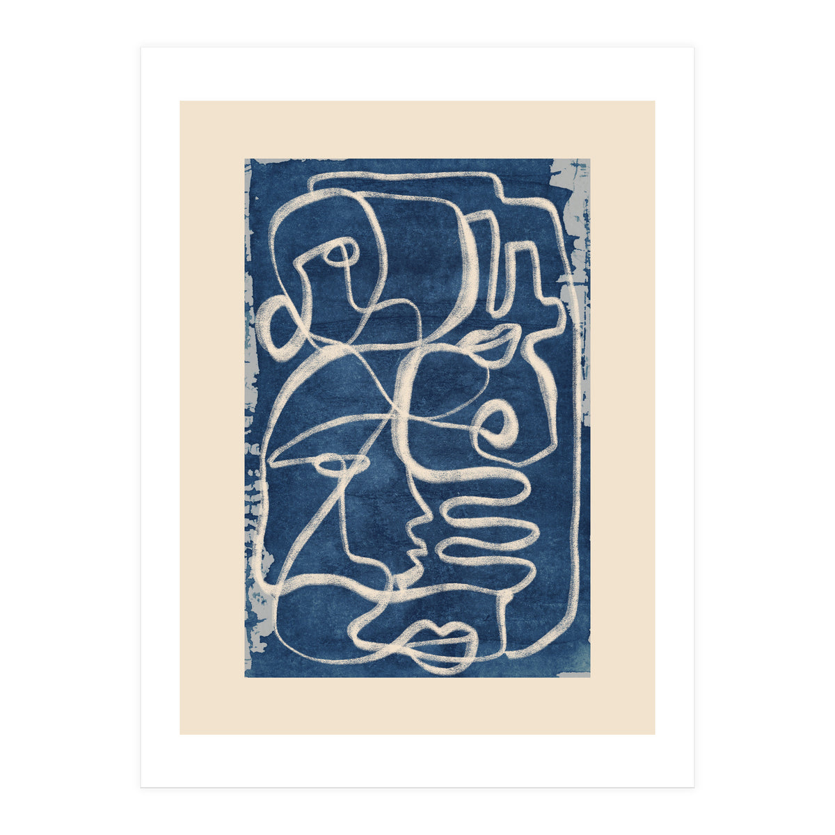 Bound By Line (indigo) (Print Only)