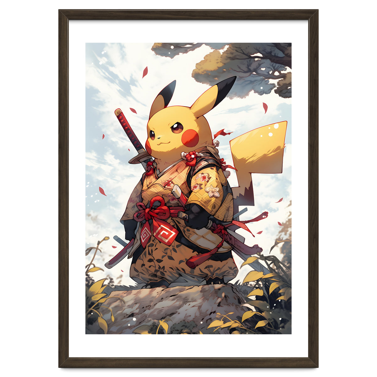 Pikachu Pokemon Samurai