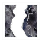 Black & Silver Glitter Agate Texture 05 (Print Only) thumbnail