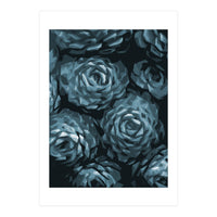 Succulent Plant Blue Ii (Print Only)