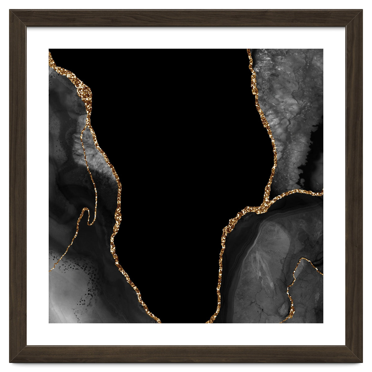 Black & Gold Agate Texture 03