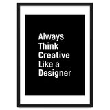 Always Think Creative Like A Designer thumbnail