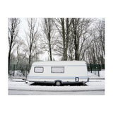 Travel Trailer in the snow road (Print Only) thumbnail