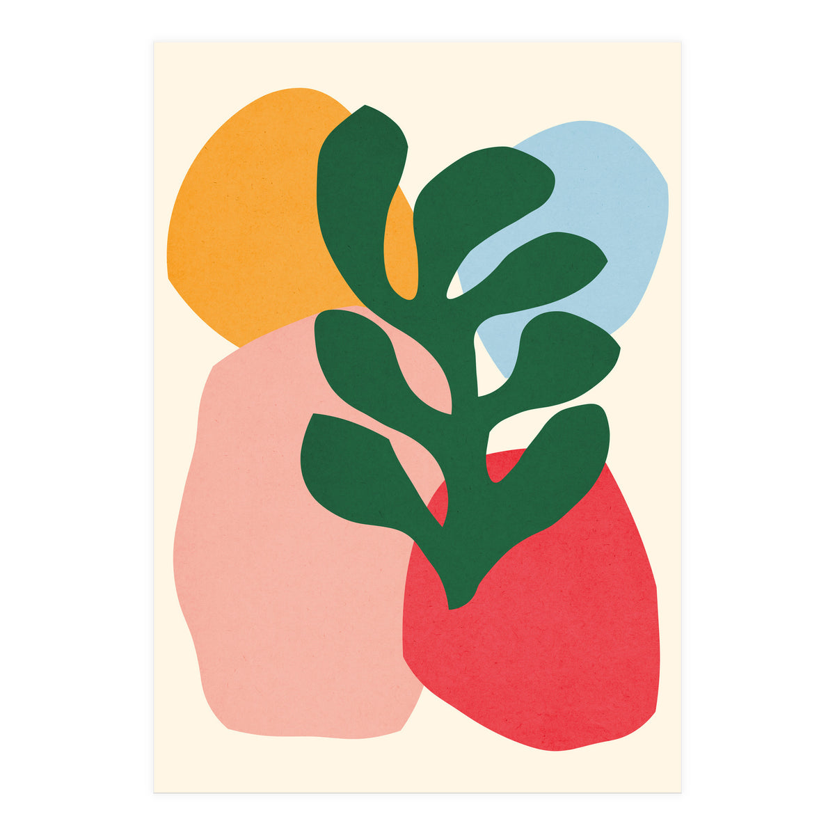 Floral matisse 9 (Print Only)