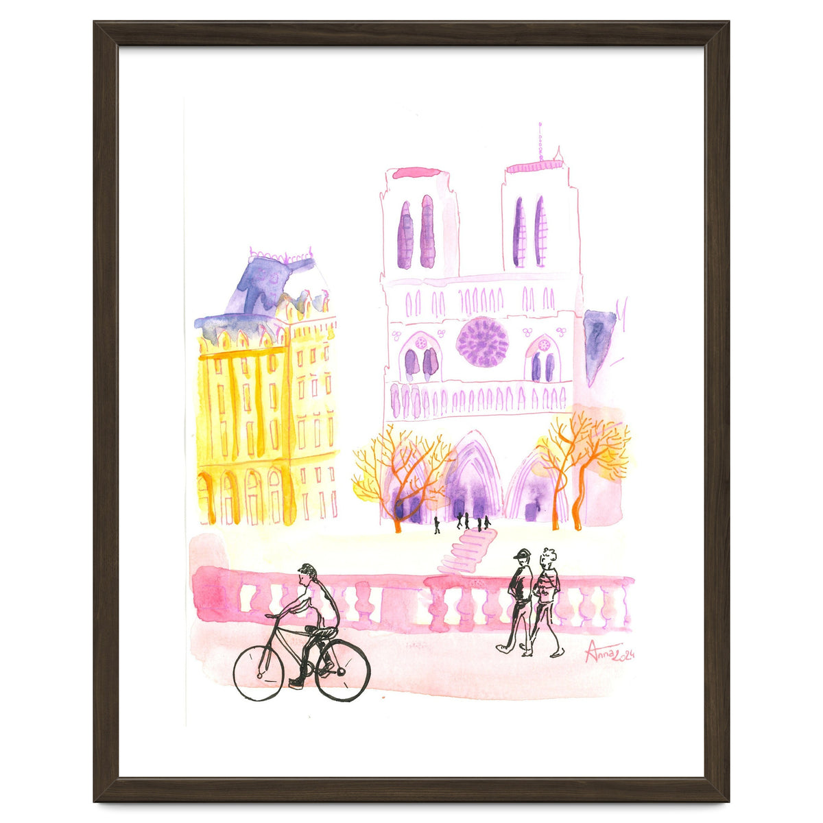 Paris Notre-dame Pink
