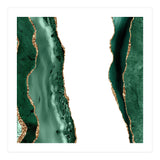 Emerald & Gold Agate Texture 14 (Print Only) thumbnail