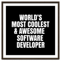 World's most coolest and awesome software developer