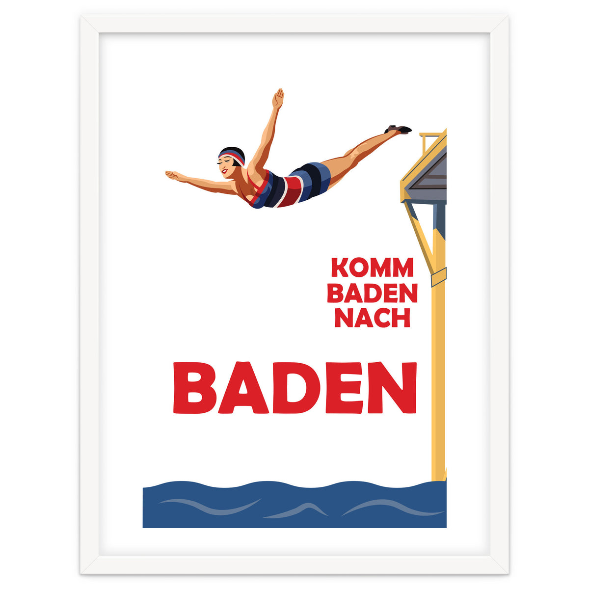 Baden Baden Swim Girl