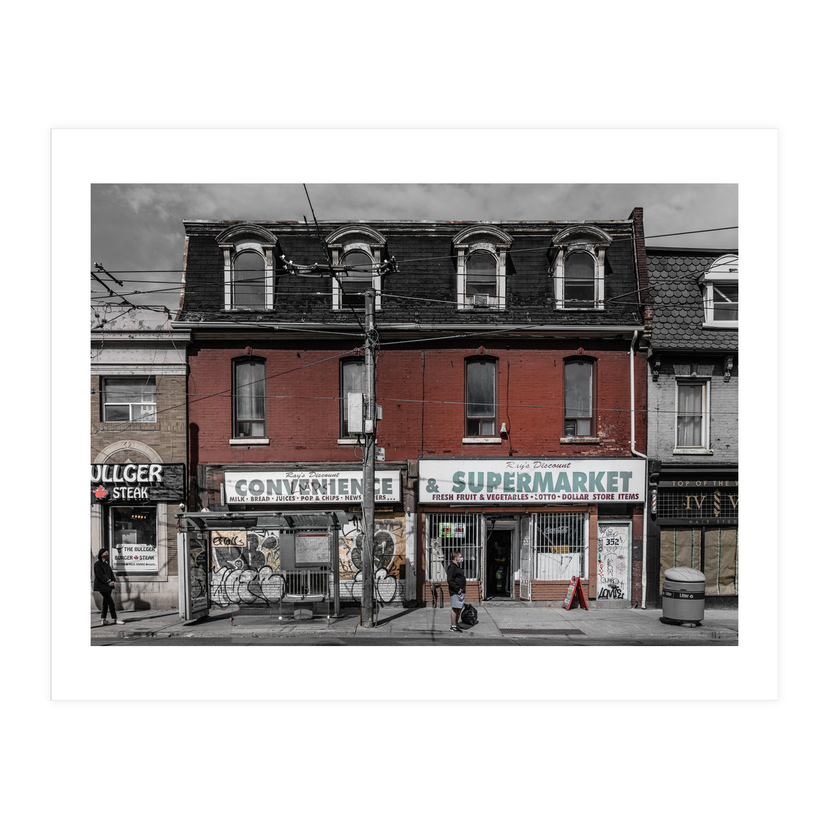 Nos 350 - 352 Queen St E 1 Color Version (Print Only)