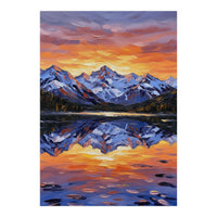 Alpenglow Reflections (Print Only)