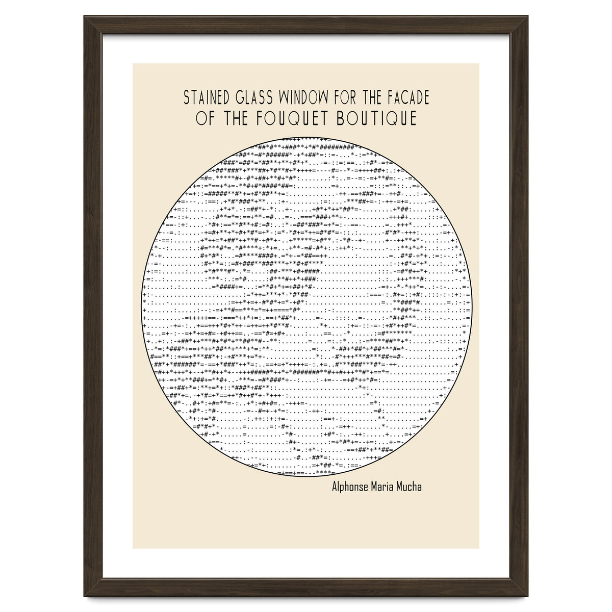 Stained Glass Window (ascii Art)