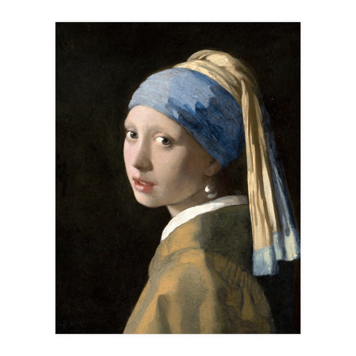 Johannes Vermeer - Girl with a Pearl Earring (Print Only)