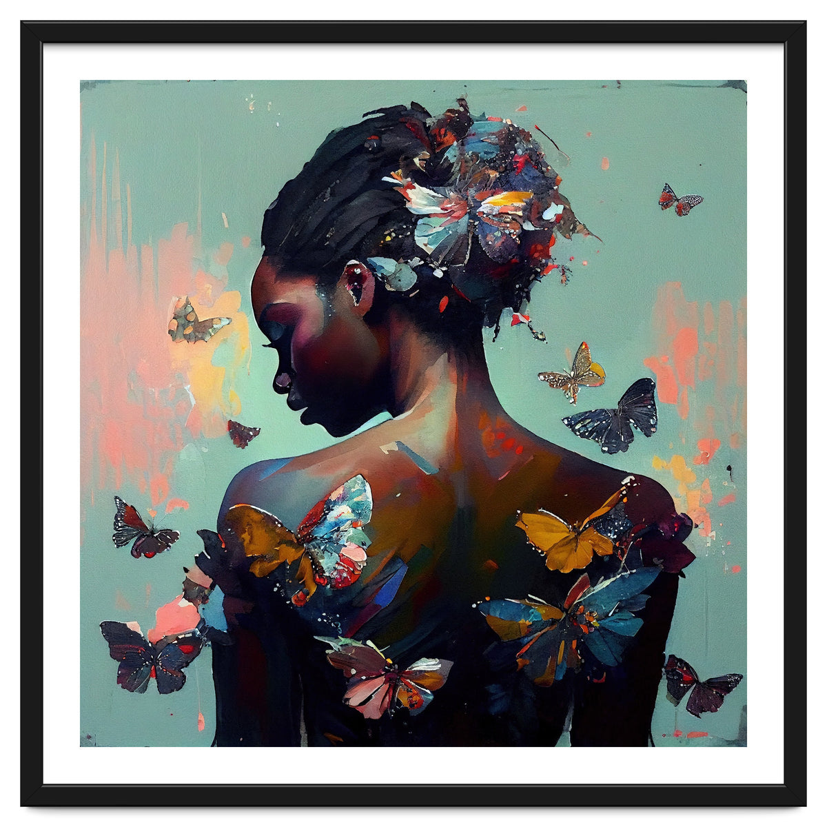 Powerful Butterfly Woman Body #1