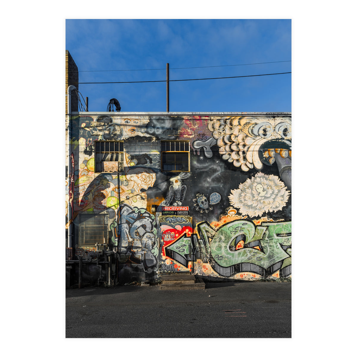 Cooke St Thunder Bay Graffiti Color Version No 2 (Print Only)