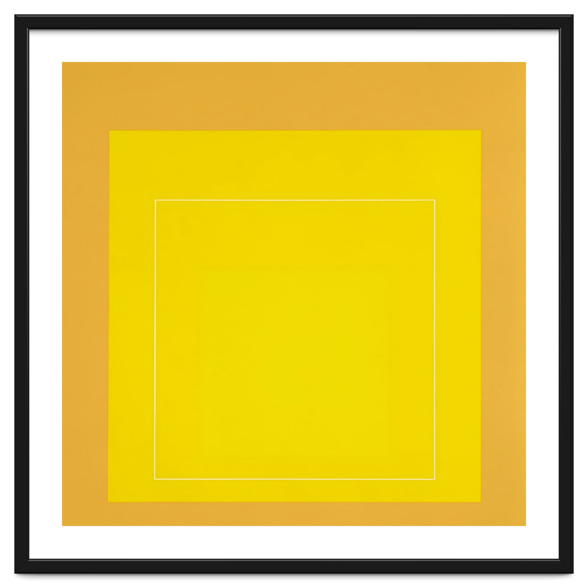 JOSEF ALBERS - HOMAGE TO THE SQUARE YELLOW