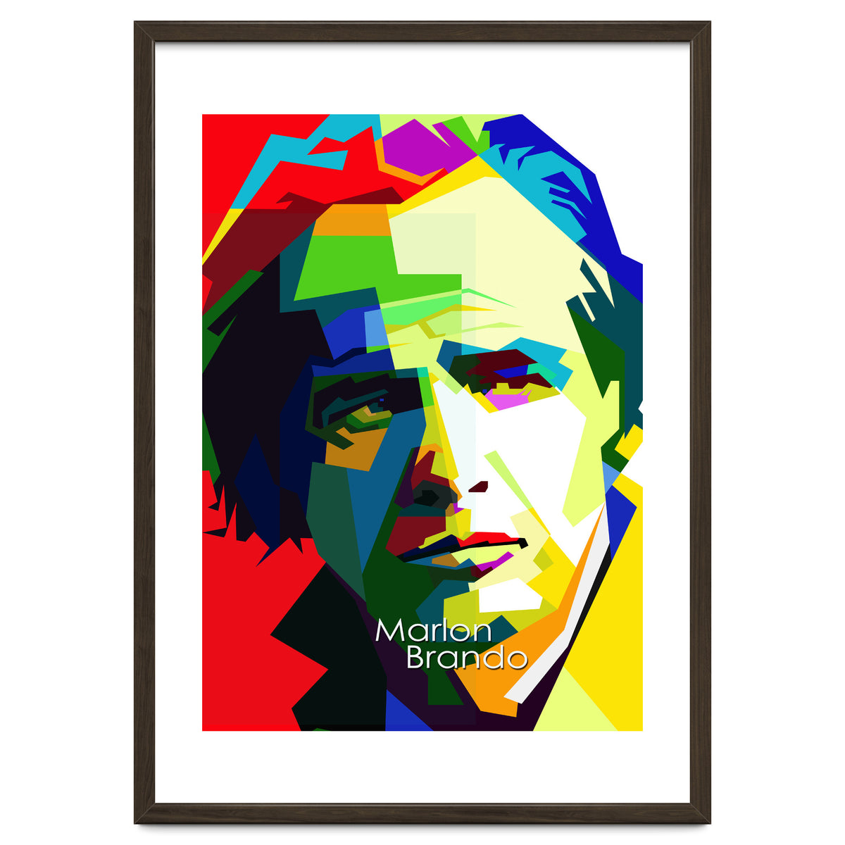 Marlon Brando Pop Art WPAP